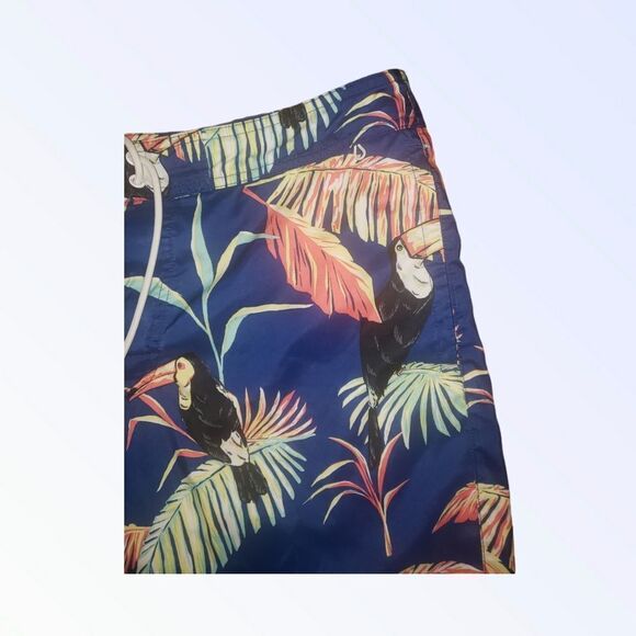 American Eagle Men's Shorts Hawaiian board shorts swim trunks size L - Picture 4 of 6